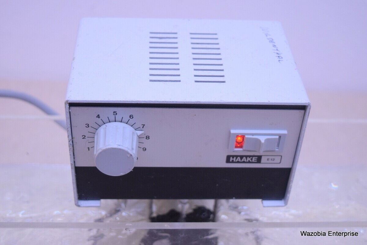 HAAKE  MODEL E12 HEATED WATER BATH CIRCULATOR  IMMERSION  RECIRCULATING