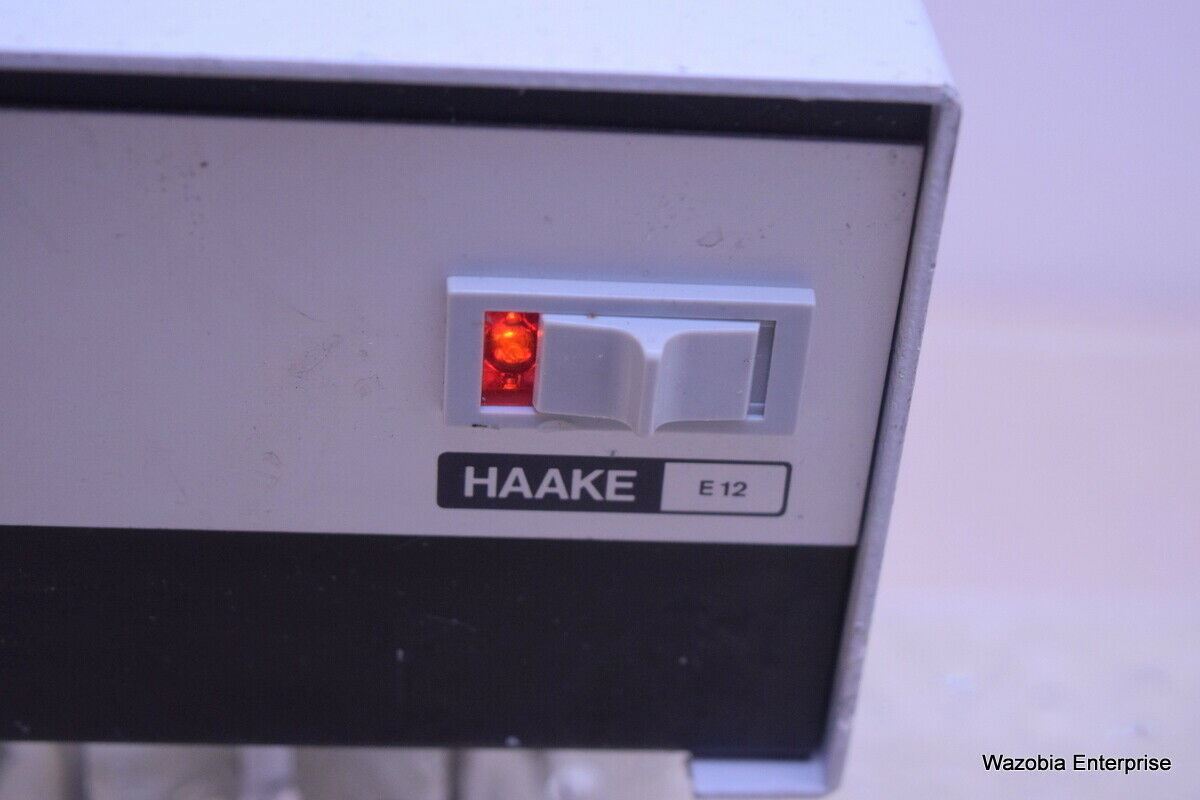 HAAKE  MODEL E12 HEATED WATER BATH CIRCULATOR  IMMERSION  RECIRCULATING