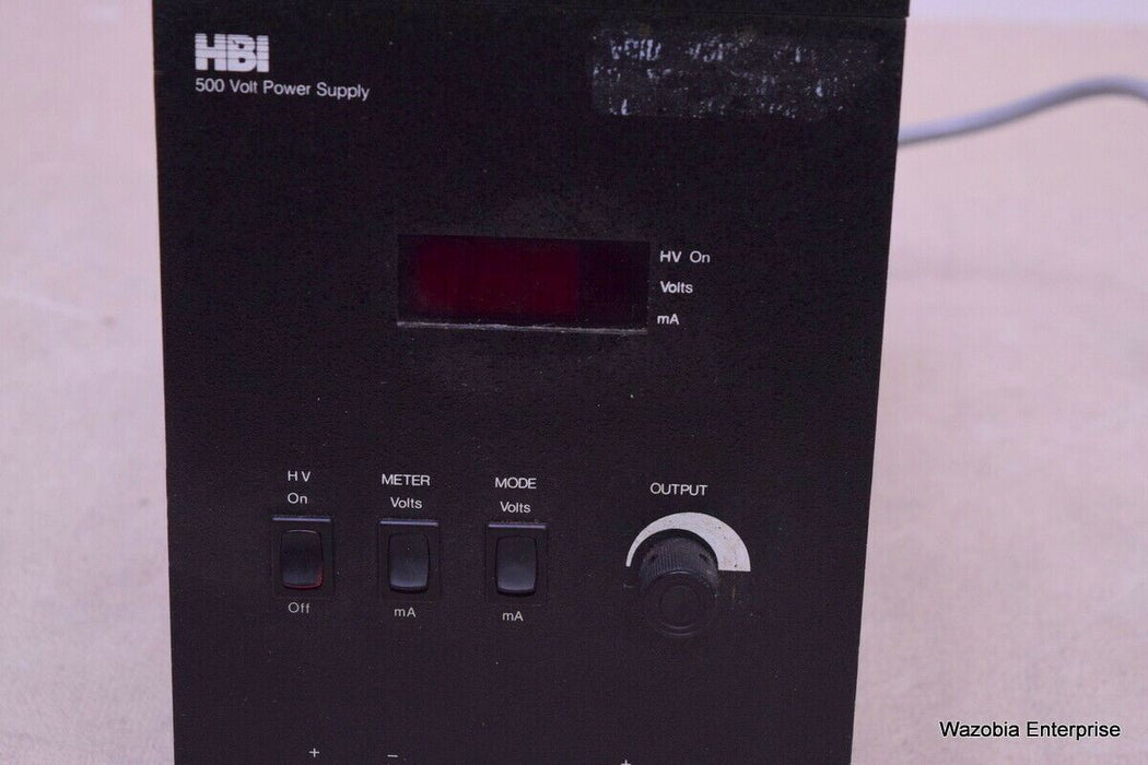HAAKE BUCHLER INSTRUMENTS HBI 500 VOLTS POWER SUPPLY