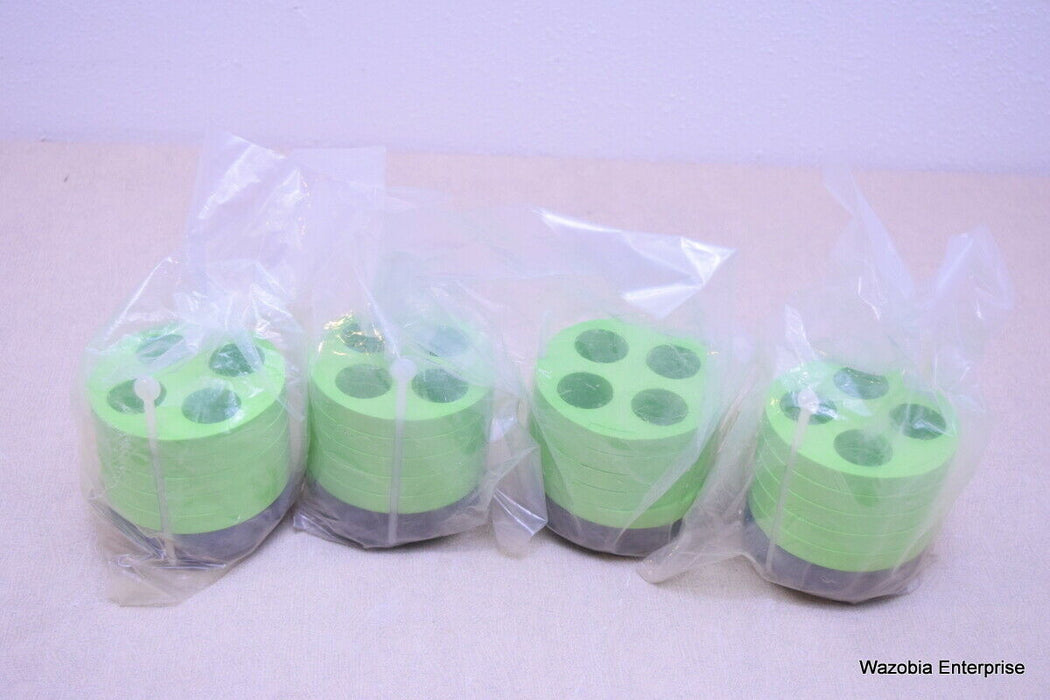 LOT OF 4 BECKMAN 345371 CENTRIFUGE SWING ROTOR ADAPTERS