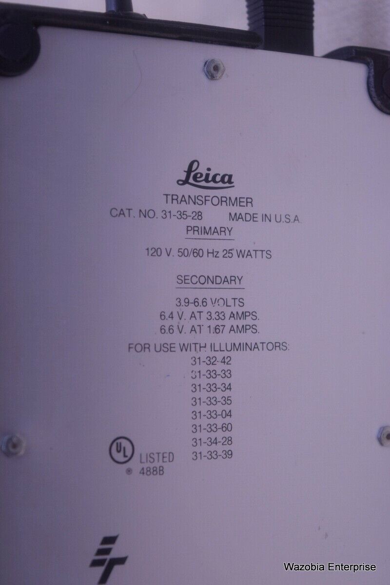 LEICA TRANSFORMER MICROSCOPE