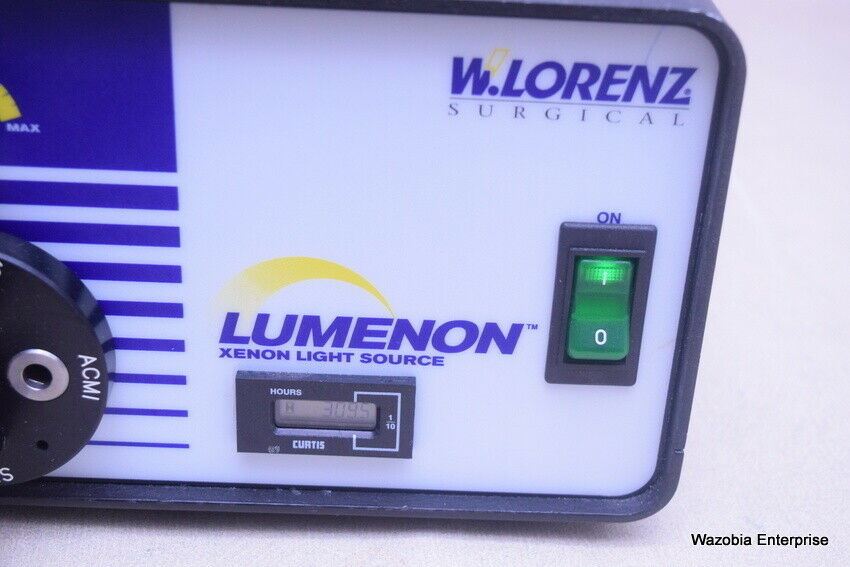W.LORENZ SURGICAL LUMENON XENON LIGHT SOURCE MODEL 88-5000