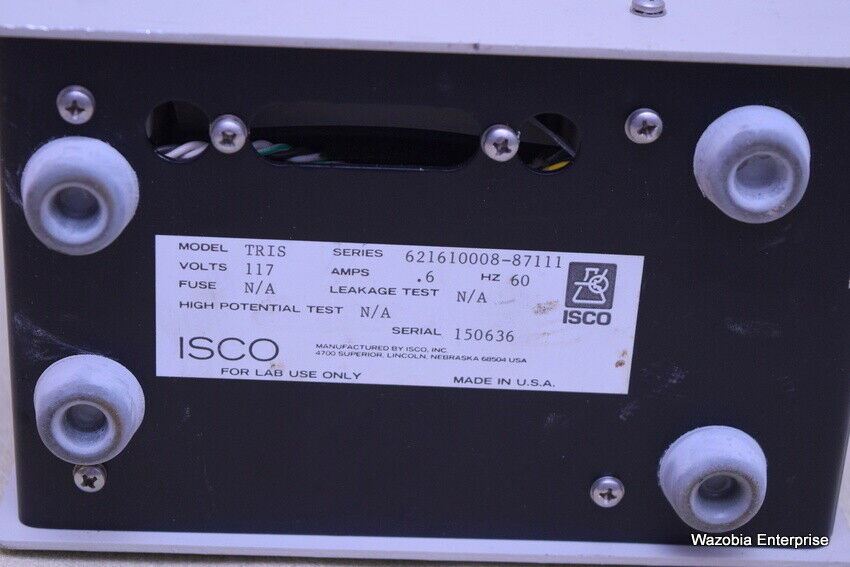 ISCO MODEL TRIS PERISTALTIC PUMP