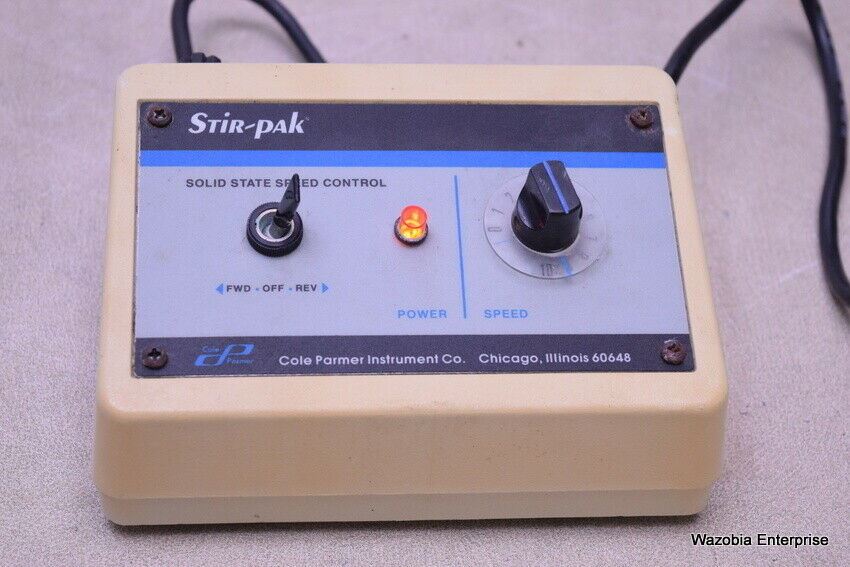 COLE PARMER STIR-PAK SOLID STATE SPEED CONTROL