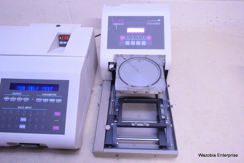 BIO-TEK INSTRUMENTS MICROPLATE BIO KINETICS READER MODEL EL 340 WITH AUTO WASHER