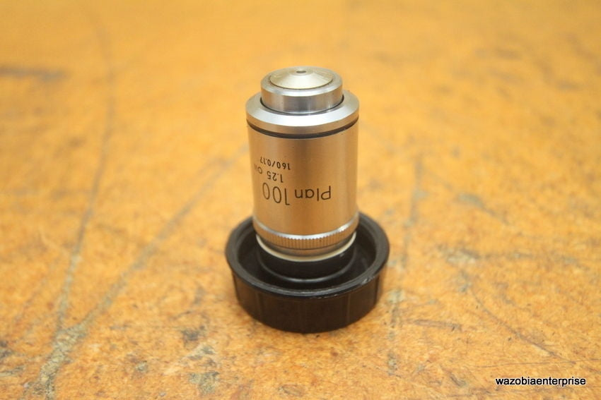 PLAN 100 1.25 OIL 160/0.17 MICROSCOPE OBJECTIVE