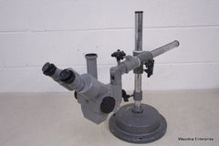 OLYMPUS TOKYO STEREO ZOOM MICROSCOPE 207164 G10X ON BOOM STAND