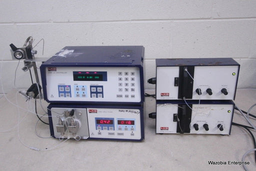 LKB BROMMA HPLC SYSTEM 2152 LC CONTROLLER 2150 HPLC PUMP 2138 UVICORD S