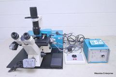 CARL ZEISS AXIOVERT 25 INVERTED CONFOCAL MICROSCOPE PALM MICROLASER PIXELINK