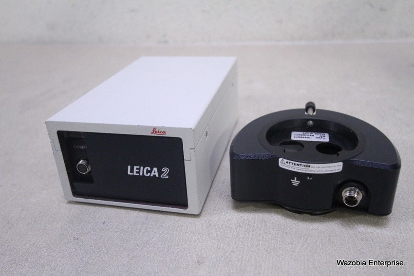 LEICA 2 CCD MICROSCOPE VIDEO PROCESSOR 10446577 10446579