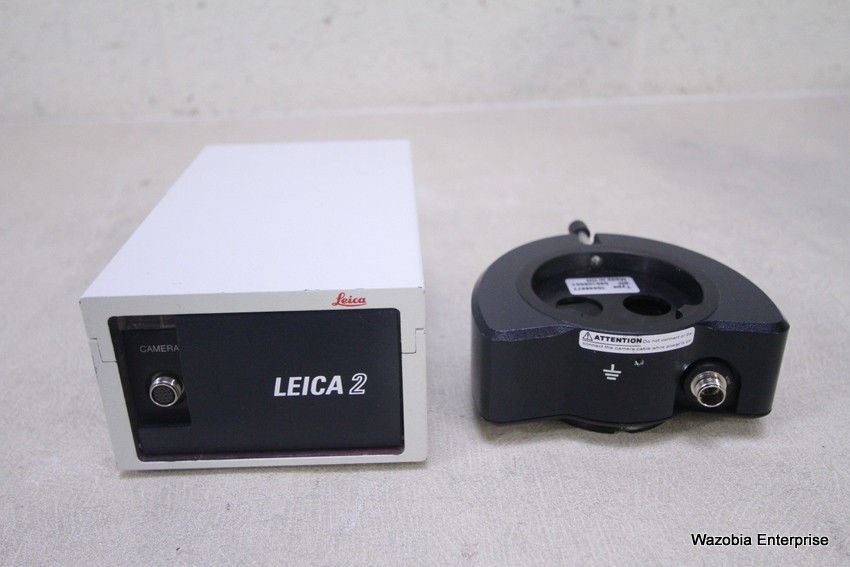 LEICA 2 CCD MICROSCOPE VIDEO PROCESSOR 10446577 10446579