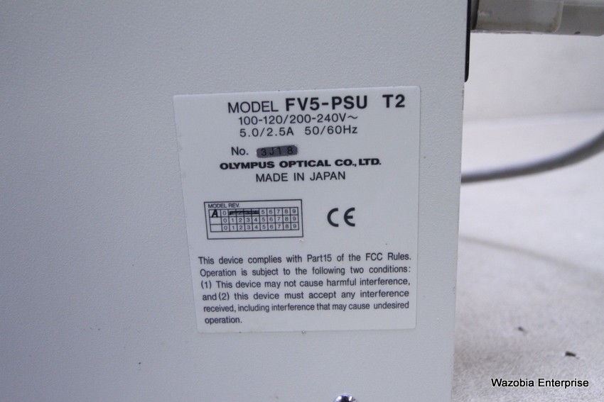 OLYMPUS PROVIS AX70 AX-70 MICROSCOPE POWER SUPPLY  FV5-PSU T2