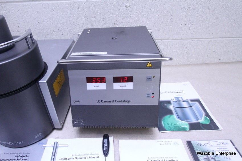 ROCHE LIGHTCYCLER II AND  LC CAROUSEL CENTRIFUGE  WITH SOFTWARE