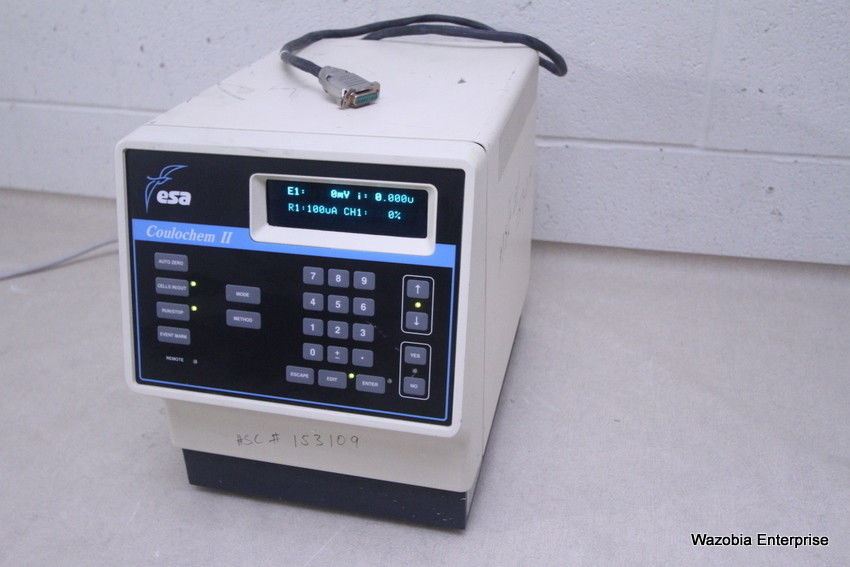 ESA COULOCHEM II ELECTROCHEMICAL DETECTOR W/ 582 PUMP ANALYTICAL CELL 5011 HPLC