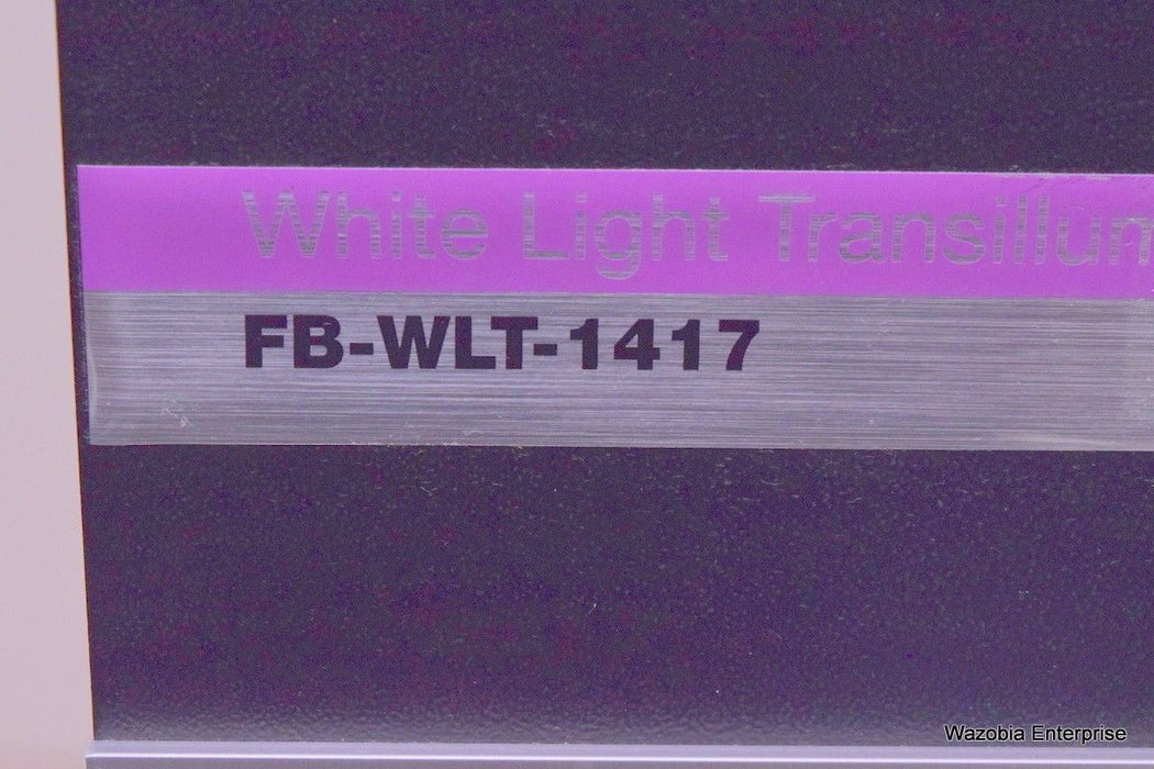 FISHER SCIENTIFIC WHITELIGHT TRANSILLUMINATOR X-RAY LIGHT BOX FB-WLT-1417