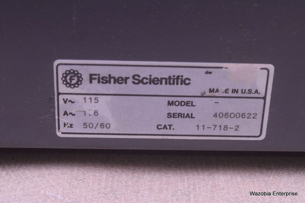 FISHER SCIENTIFIC DRY BATH INCUBATOR MODEL CAT. NO. 11-718-2