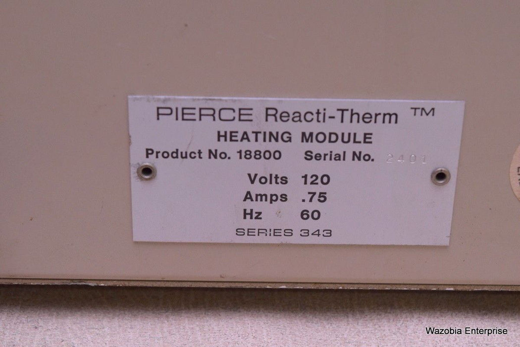 PIERCE REACTI-THERM HEATING MODULE MODEL 18800