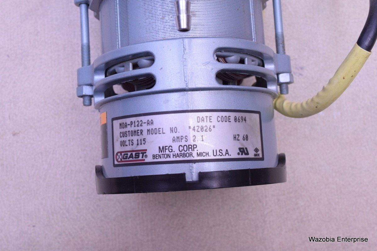 GAST VACUUM PUMP MODEL 4Z026