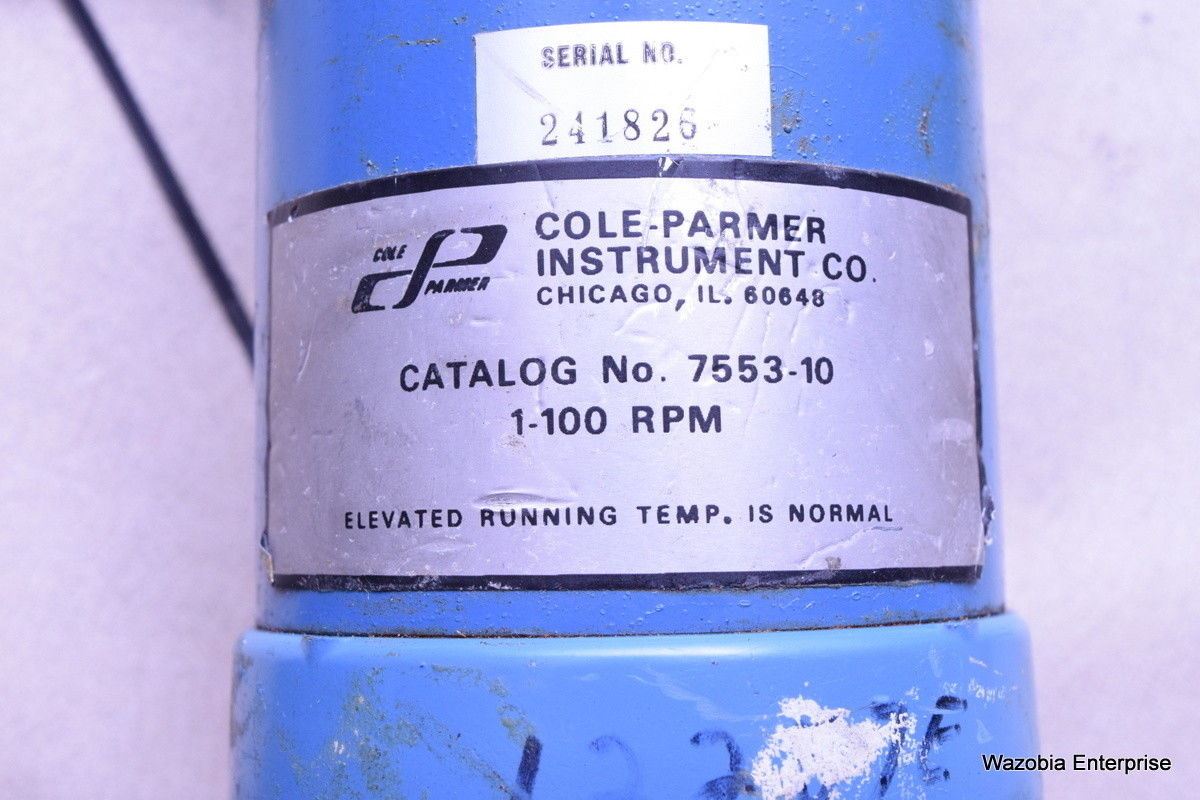 COLE-PARMER PERISTALTIC PUMP 17014 HEAD