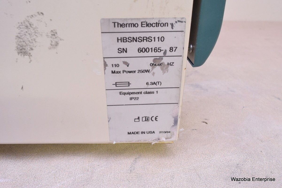 THERMO ELECTRON OVEN MODEL HBSNSRS110