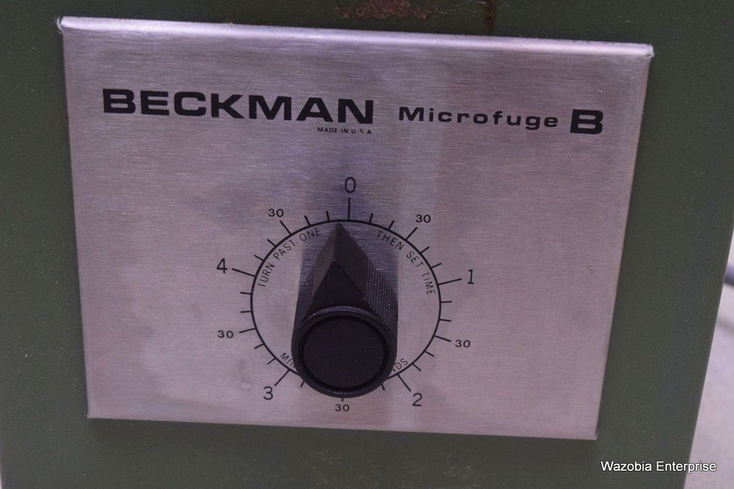 BECKMAN MICROFUGE B CAT. NO. 338720