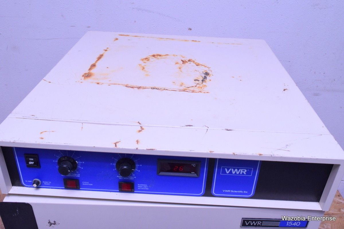 VWR SCIENTIFIC OVEN MODEL 1540