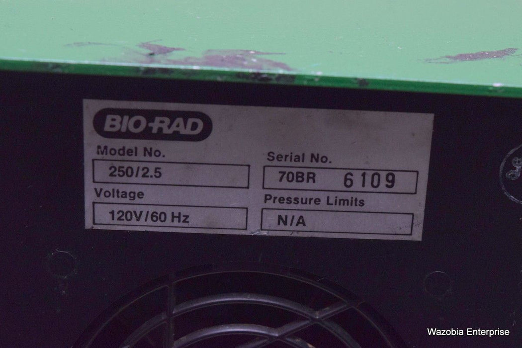 BIO - RAD POWER SUPPLY MODEL 250/2.5