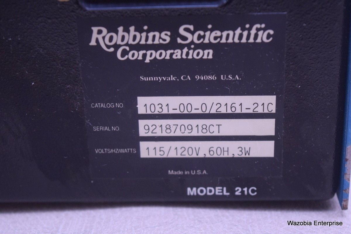 ROBBINS SCIENTIFIC AUTOSCOPE STAGE MICROSCOPE POWER SUPPLY