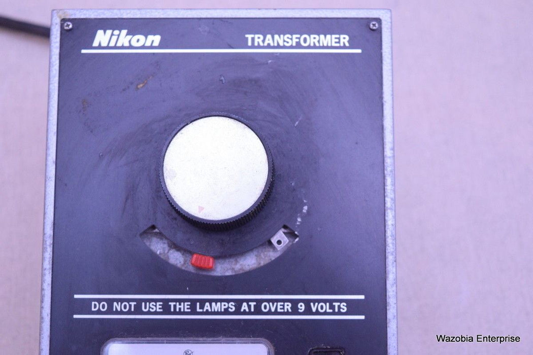 NIKON TRANSFORMER POWER SUPPLY OPTIPHOT 0-6 VOLT 9 MAX
