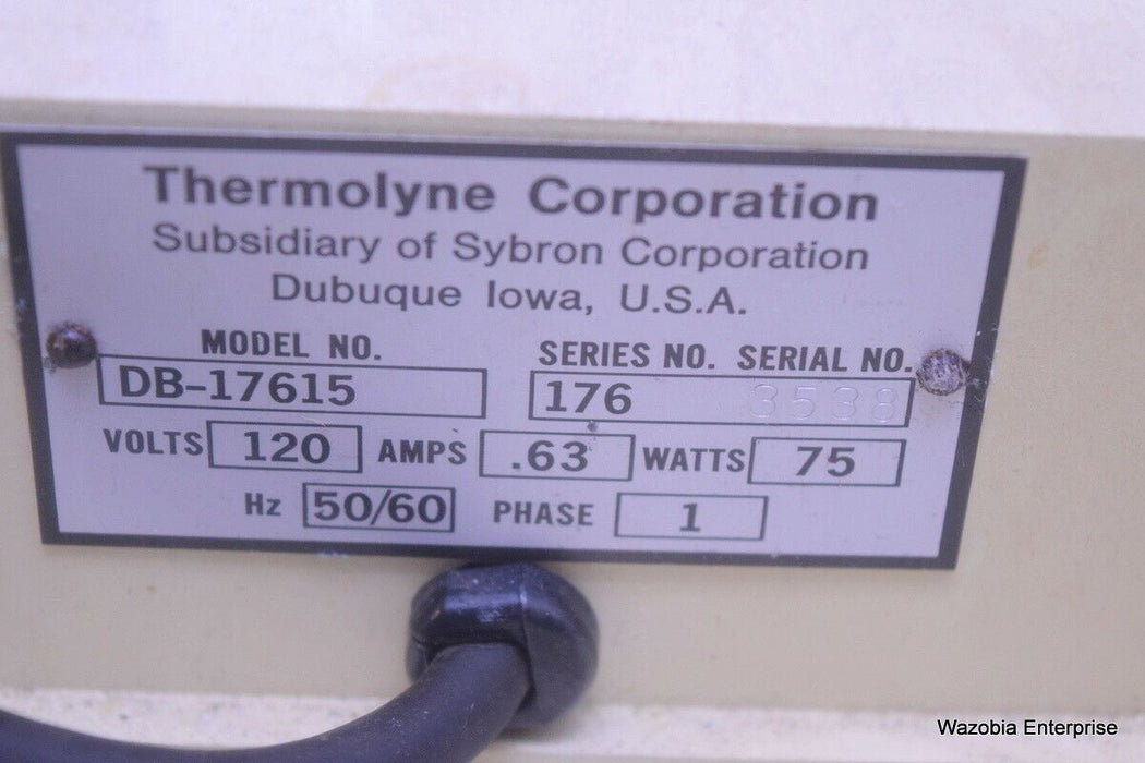 THERMOLYNE CORPORATION SYBRON DRI-BATH MODEL DB-17615