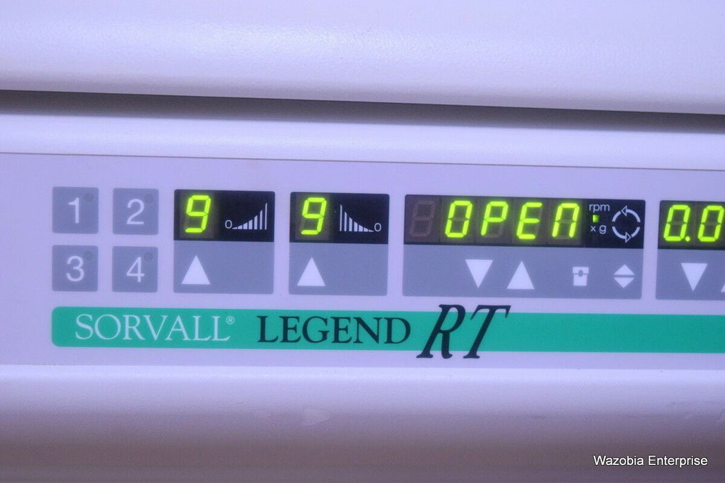 KENDRO LABORATORY PRODUCTS SORVALL LEGEND RT REFRIGERATED BENCHTOP CENTRIFUGE