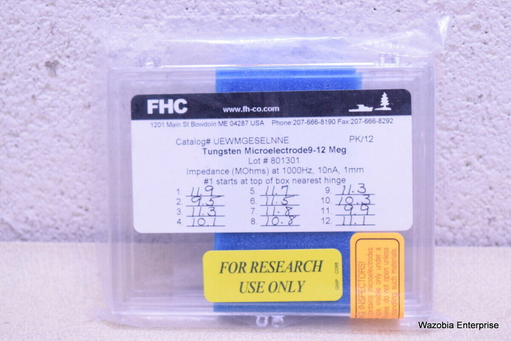 FHC TUNGSTEN MICROELECTRODE UEWMGESELNNE