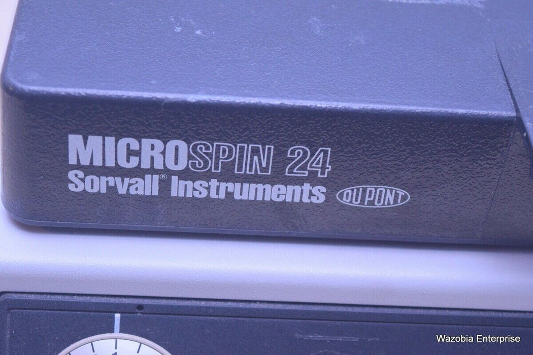 SORVALL INSTRUMENTS DUPONT MICROSPIN 24 WITH ROTOR H1394