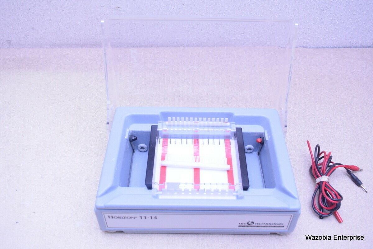 LIFE TECHNOLOGIES HORIZON 11 14 HORIZONTAL GEL ELECTROPHORESIS SYSTEM CAT. NO: 1