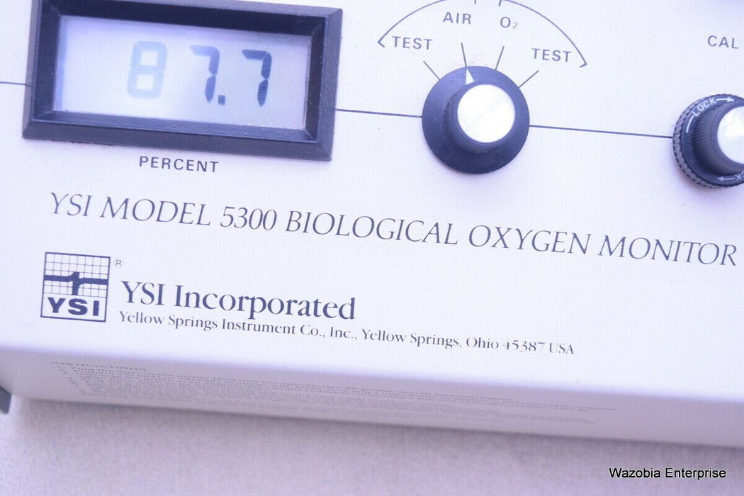 YSI INCORPORATED MODEL 5300 BIOLOGICAL OXYGEN MONITOR