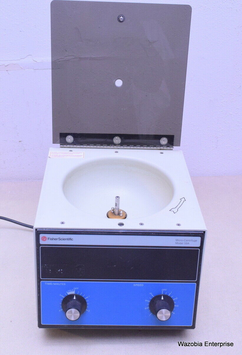 FISHER SCIENTIFIC MICRO CENTRIFUGE MODEL 59 A NO ROTOR