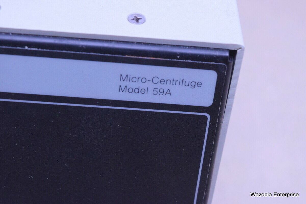 FISHER SCIENTIFIC MICRO CENTRIFUGE MODEL 59 A NO ROTOR