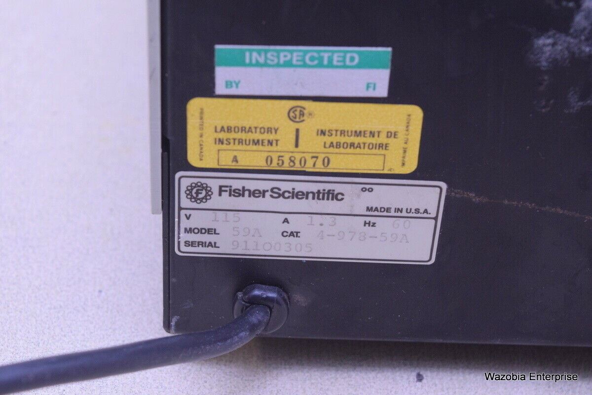 FISHER SCIENTIFIC MICRO CENTRIFUGE MODEL 59 A NO ROTOR