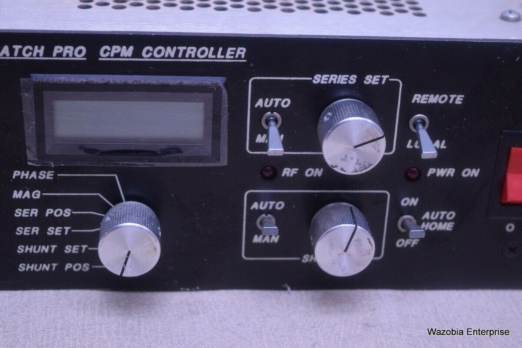 COMDEL MATCH PRO CPM CONTROLLER MODEL CPM-1000/REMOTE