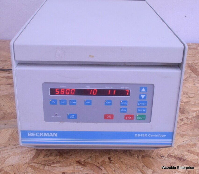BECKMAN GS-15 R CENTRIFUGE WITH CONICAL C0650 ROTOR