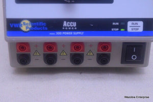 VWR SCIENTIFIC PRODUCTS ACCU POWER 300 POWER SUPPLY