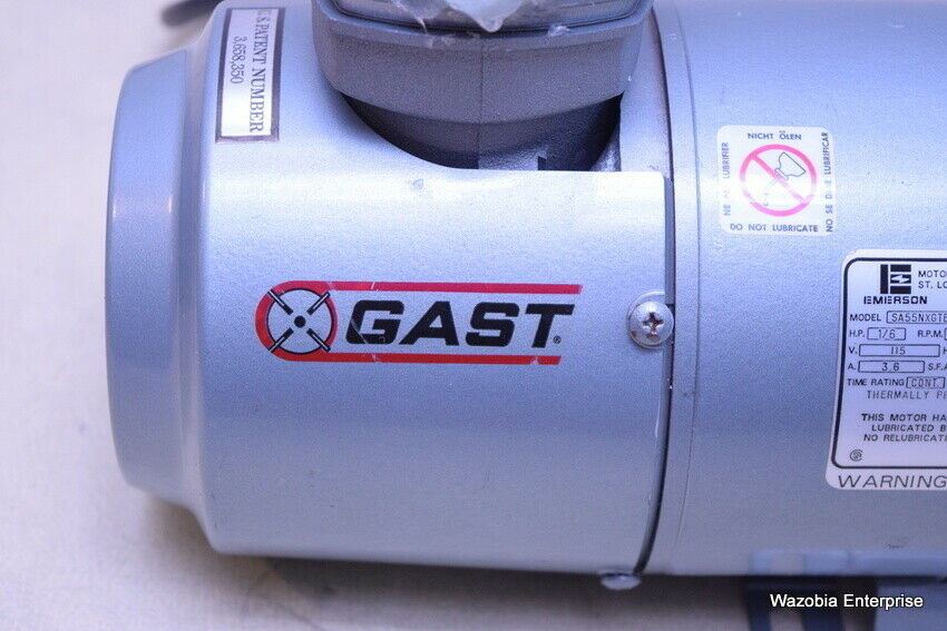 GAST  MODEL 1LAA-10-M100X PRESSURE VACUUM PUMP