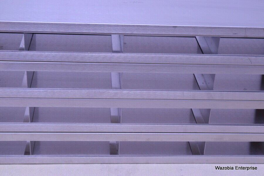 STAINLESS STEEL LABORATORY FREEZER RACK CRYOGENIC 23" X6"X9.5"